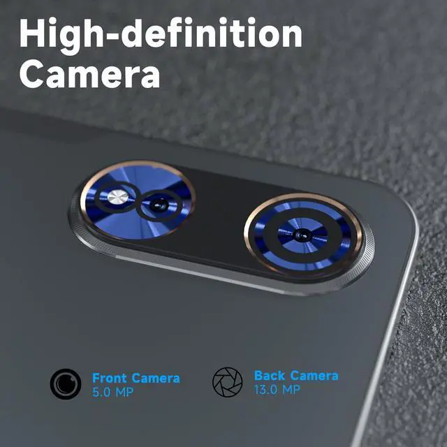 Alt view image 4 of 5 - Tablet Kit with Protective Case+Fast Charger+Keyboard+Mouse, Android 15.0 1200*2000 12Inch TouchScreen, Octa-core T615 CPU, RAM 20GB(6+14Expand) + 128GB ROM, 8000mAh Battery, Dark Gray(T30 Max)