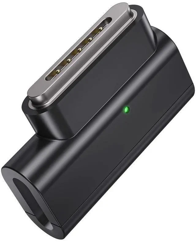 Main image of Lanhiem 140W PD Quick Charge USB C to Magnetic 3 Adapter, Compatible with Magsafe 3 with LED Indicator Light for MacBook Pro 2024/2023/2021 (M1/M2/M3/M4), MacBook Air 2022/2024(M3/M2), Gray