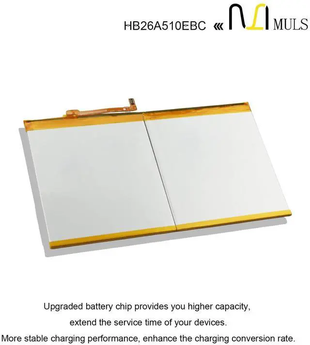 Alt view image 5 of 5 - HB26A5I0EBC Battery Compatible with Huawei MediaPad M2 10 10.0 M2-A01W M2-A01L 10.1-inch, MediaPad M3 Lite 10 10.0 Bach-L09 Bach-W09 BAH-L09 BAH-W09, MediaPad T2 10.0 Pro FDR-A01L FDR-A03L FDR-A04L