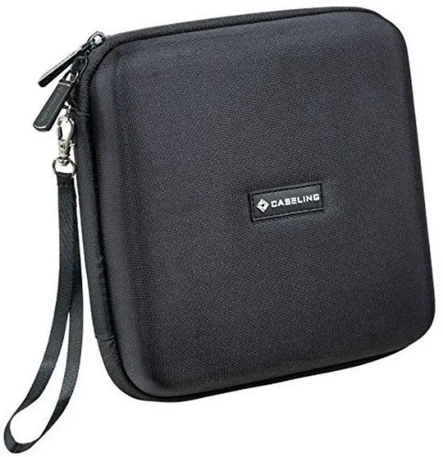 Main image of Caseling Hard Case - 7.2"x7.2"x2.2" - for External USB, DVD, CD, Blu-ray Rewriter/Writer and Optical Drives - Portable Carrying Travel Storage Case - EVA ProtectionBlack