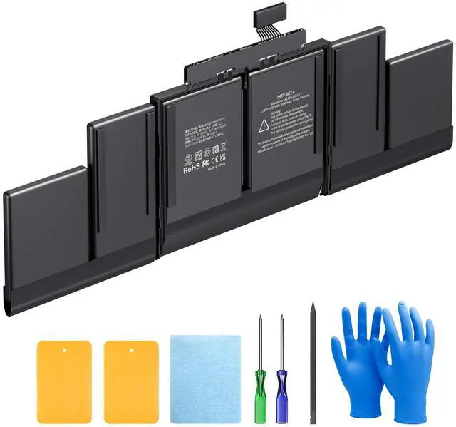 Main image of TKTKMETA A1398 Replacement Battery for MacBook Pro A1494 Battery for 15 Inch Retina MacBook Pro (Late 2013, Mid 2014, Mid 2015) A1494 A1618 Laptop Battery 8440mAhUpgraded