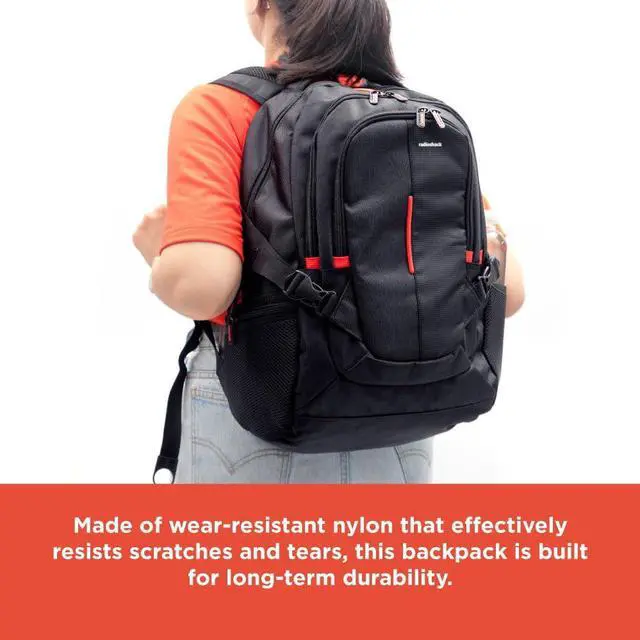 Alt view image 5 of 5 - RadioShack All-Purpose 15.6" Laptop Backpack, Men's and Women's Backpack with Secure Laptop Compartment Provides Easy Organization and Transportation for Laptops up to 15.6", Tablets, and More