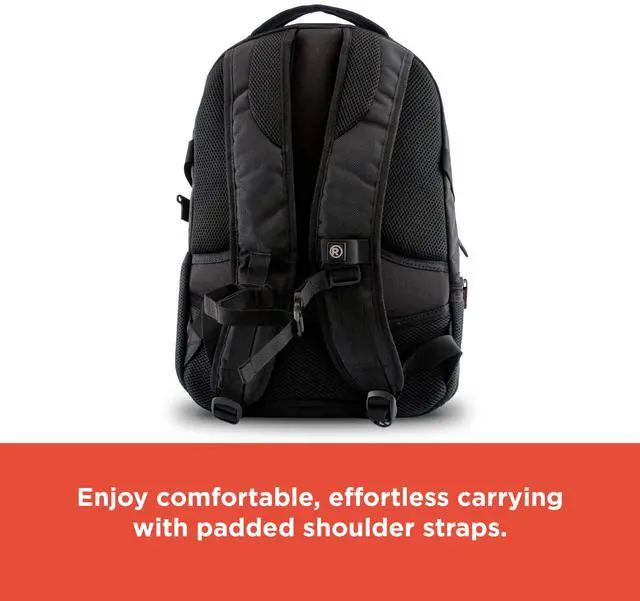 Alt view image 4 of 5 - RadioShack All-Purpose 15.6" Laptop Backpack, Men's and Women's Backpack with Secure Laptop Compartment Provides Easy Organization and Transportation for Laptops up to 15.6", Tablets, and More