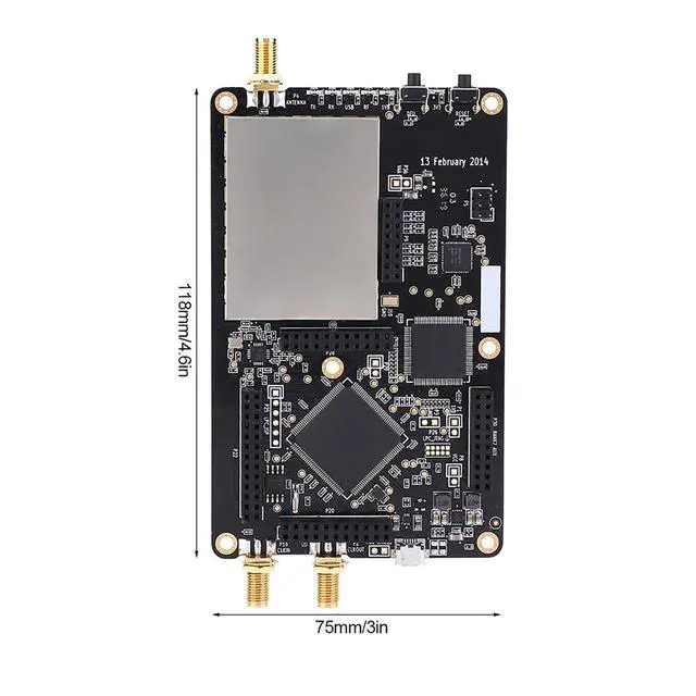Alt view image 2 of 4 - 1MHz-6GHz Open Source Software Defined Radio with SDR Development Board for HackRF One, Compatible with GNU Radio, SDR, and More for Testing and Development