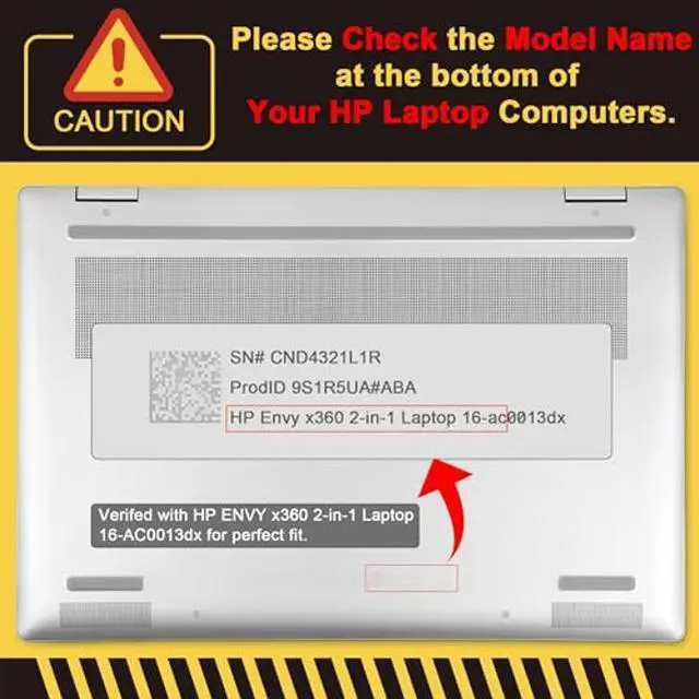 Alt view image 3 of 5 - Premium Crystal Clear Case for HP Envy x360 16-inch 2-in-1 Laptop 2024 Release, Creative Patterns Ultra-Slim Lightweight Scratch-Resistant Hard Shell with Professional Protection, Cute Flowers