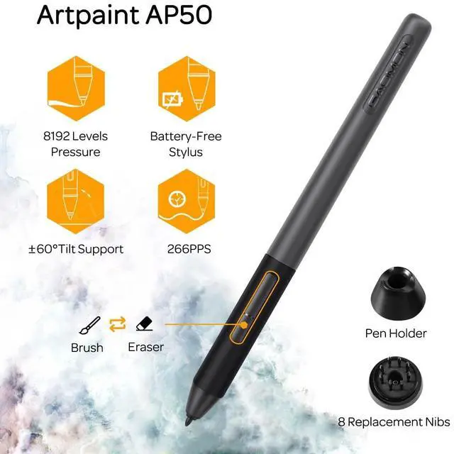 Alt view image 2 of 5 - GAOMON PD1161 Drawing Tablet 11.6 Inch IPS Tilt Support Pen Display - Drawing Pad with 8 Shortcuts and 8192 Levels Battery-Free AP50 Stylus Black