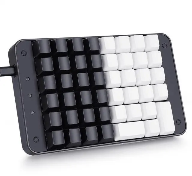 Main image of Koolertron One Handed Mechanical Gaming Keyboard with 32 Macro Keys, 46-Key Fully Programmable Mini Keypad, Mini USB Macro Keyboard for PC Gamers