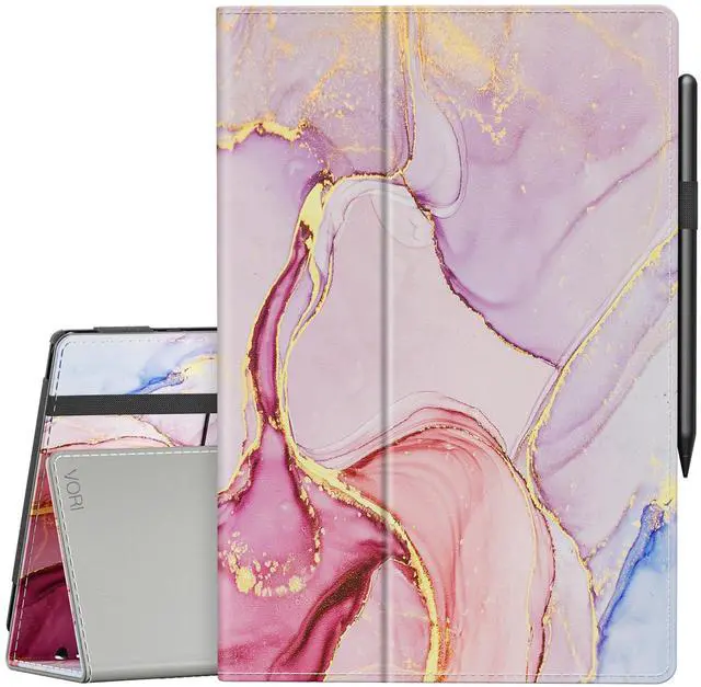 Main image of VORI Case for Amazon Kindle Fire Max 11 Tablet (13th Generation, 2023 Release), Slim Folding Stand Folio Cover with Auto Wake/Sleep & Hand Strap for All-New Fire 11 Max Tablet, Rose Swirl