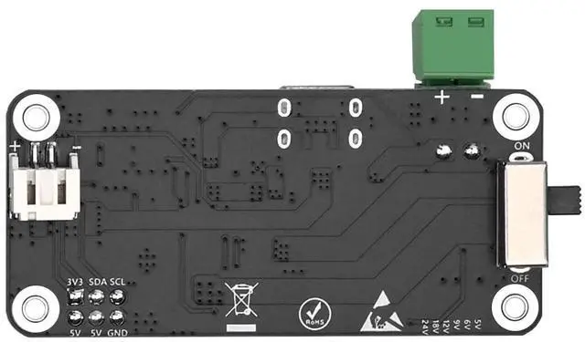 Alt view image 3 of 5 - Uninterruptible Power Supply HAT for Raspberry Pi Zero Series, 5V Stable Output, Solar Charging (5V24V), Ba-ttery Monitoring via I2C,Low-Power UPS Expansion Board