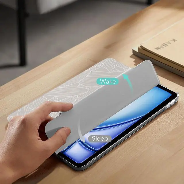 Alt view image 5 of 5 - Sahara - Inspire Series Folio Case for iPad Air 13" (M2 2024/M3 2025), Desert Rose, (TB00413)