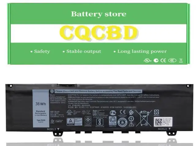 Main image of CQCQ F62G0 F62GO Laptop Battery for Dell Inspiron 13 7000 2, P83G P83G001 P91G001 P91G P87G 39DY5 039DY5 13 5370 7370 7373 7380 7386 13MF Vostro 5370RPJC3 0RPJC3 (11.4V 38Wh)