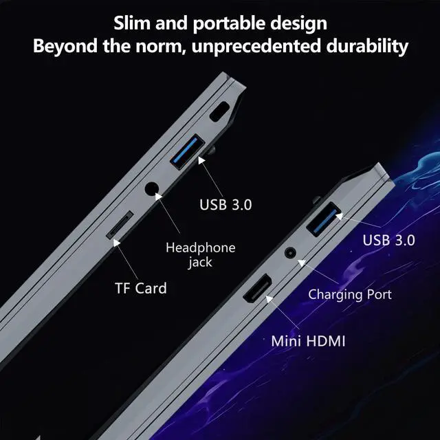Alt view image 4 of 5 - AVENKA Gaming Laptop, 15.6 Inch Laptop Computer with N150 Processor(up to 3.6GHz), 16GB RAM 1TB SSD,Backlit Keyboard, FHD 1920 * 1080,WiFi 5,BT 4.2,Fingerprint Unlocking,Win 11 Pro,laptops for Gaming