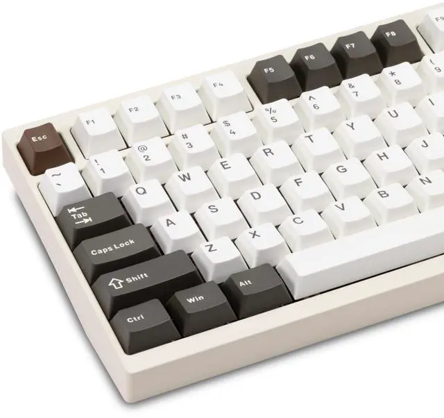 Alt view image 5 of 5 - WOBKEY Crush 80 Beta CNC Aluminum Quick-Disassembly Ball-Catch Mount Triple-Mode Connectivity Gaming Mechanical Keyboard with HMX Frost Jade Switch and BSUN Arctic Switch (Pro White)