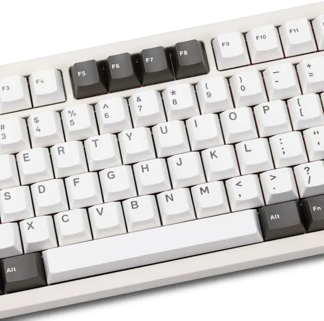 Alt view image 4 of 5 - WOBKEY Crush 80 Beta CNC Aluminum Quick-Disassembly Ball-Catch Mount Triple-Mode Connectivity Gaming Mechanical Keyboard with HMX Frost Jade Switch and BSUN Arctic Switch (Pro White)