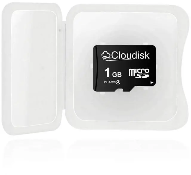 Alt view image 3 of 5 - Cloudisk Pack of 10 Micro SD Card 1GB Flash Memory Card C4 with SD Adapter, Card Reader (1GB)