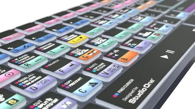 Alt view image 5 of 5 - Logickeyboard Wireless Backlit 'Titan' Designed for use with Studio One on Windows  p/n LKB-PSO3-TPC-US