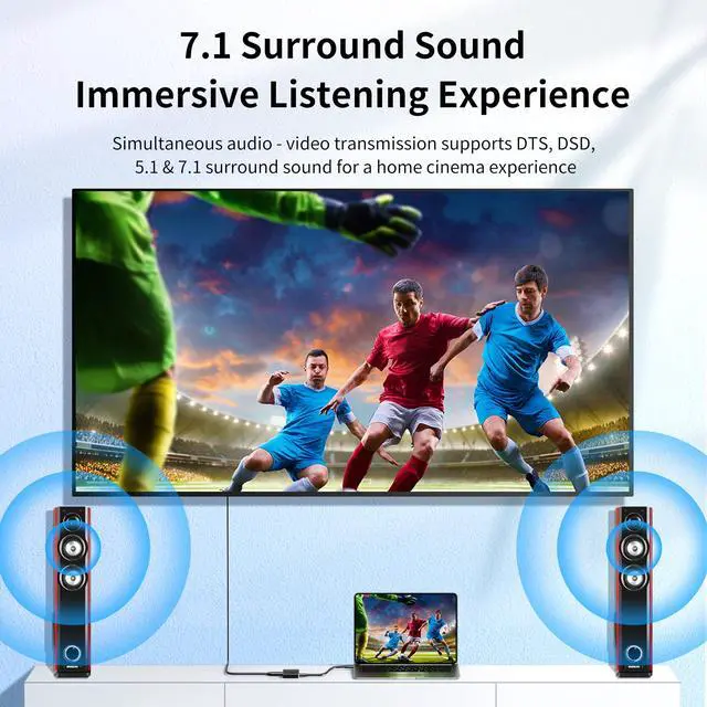 Alt view image 5 of 5 - Biaze 4K HDMI Splitter 4x1, 4-in-1 Output HDMI Splitter with Remote Control and Power Adapter, Ultra HD 1080P/3D/4K@30Hz, 4 Split-Screen Modes for PS5, Fire TV, and Monitors (4 Inputs, 1 Output)