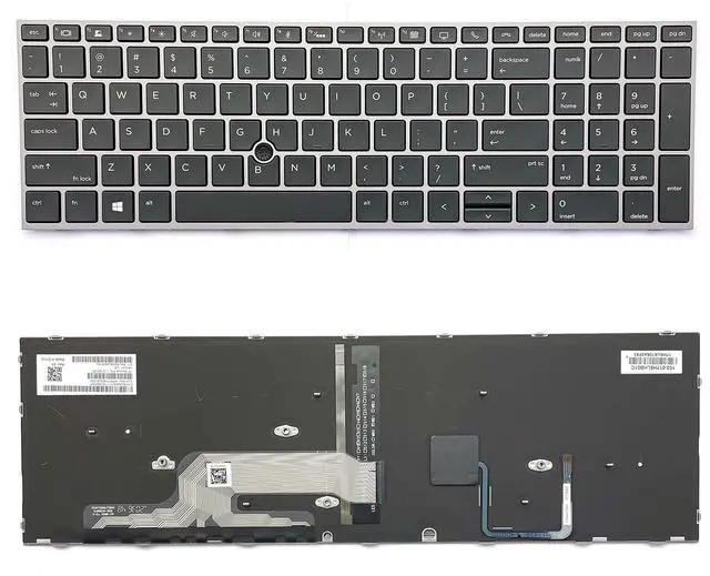 Main image of BestParts US Layout Keyboard with Backlit Replacement for HP ZBOOK 15 G5, 15 G6, ZBOOK 17 G5, 17 G6 (Doe Not Fit for Zbook 15U G5 Series) L12765-001 L28407-001 L29635-001