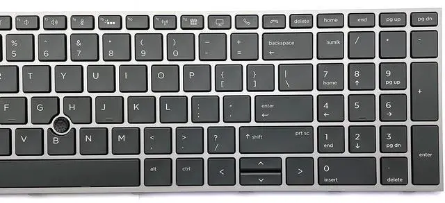Alt view image 5 of 5 - BestParts US Layout Keyboard with Backlit Replacement for HP ZBOOK 15 G5, 15 G6, ZBOOK 17 G5, 17 G6 (Doe Not Fit for Zbook 15U G5 Series) L12765-001 L28407-001 L29635-001