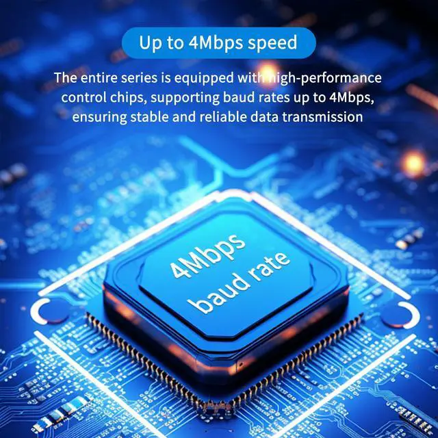 Alt view image 4 of 5 - CORECLOUD USB to RS485 Serial Adapter 3 Pack, 3.3V 5V Output, Display Serial Port Number, CP2102 FTDI Compatible with Windows 64bit, macOS, Linux, Ubuntu, USB-C Tiny Size, High Speed, ESD Protection