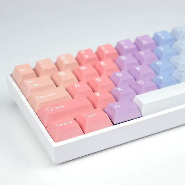 Main image of KBDiy 143 Keys Dreamscape Key caps, Dye-Sublimation PBT Custom Keycap Set for Cherry Profile, Cute Gradient Colored Keycaps Customized Pattern Keycaps for MX Switches Mechanical Gaming Keyboard