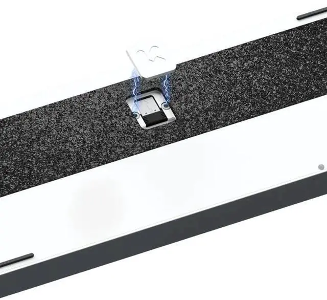 Alt view image 3 of 5 - Glacier Weikav Stars75s, Wireless/Wired, Detachable USB-C, Hot Swappable, CNC Aluminum Case, RGB Lighting, Pre-Built Mechanical Keyboard (Black Anodizing, Aviator Cable)