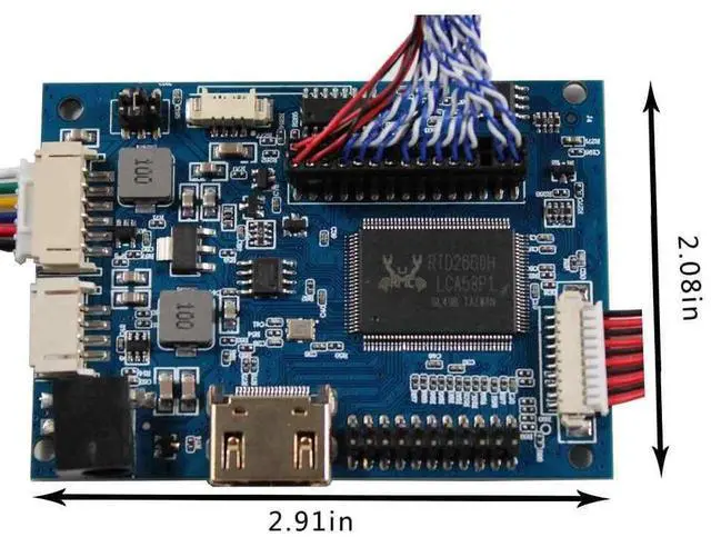 Alt view image 3 of 4 - FanyiTek Audio LVDs Controller Board for 21.5 inch 1920x1080 LM215WF3-SLA1 30pin WLED LCD Screen