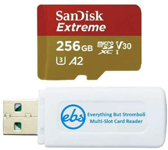 Main image of SanDisk MicroSD 256GB Extreme UHS-I Card Compatible with Samsung Phones