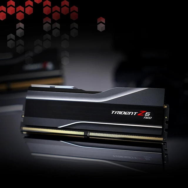 Alt view image 5 of 5 - G.SKILL Trident Z5 Neo Series DDR5 RAM (AMD EXPO) 32GB (2x16GB) Up to 6000MT/s* CL30-38-38-96 1.35V Desktop Computer Memory U-DIMM - Matte Black (F5-6000J3038F16GX2-TZ5N)