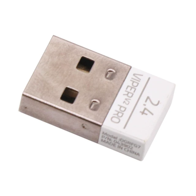 Alt view image 3 of 4 - BestParts White USB Dongle Receiver Replacement for Razer Viper V2 Pro Mice