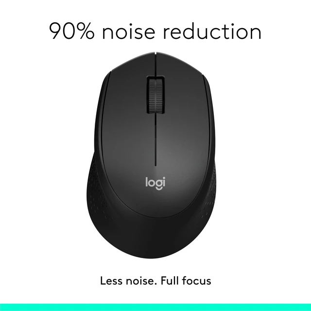 Alt view image 2 of 5 - Logitech M331 Silent Plus Wireless Mouse- Black
