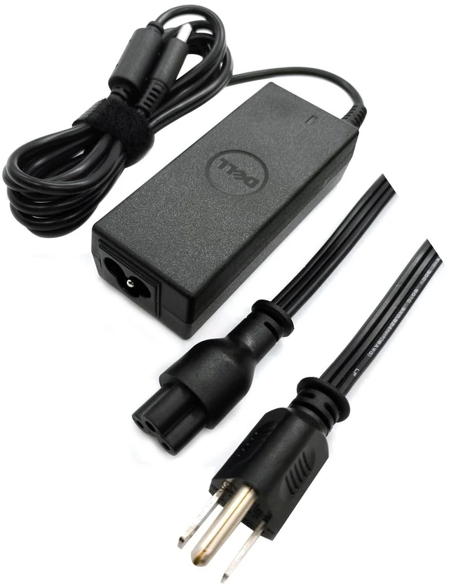Main image of Dell 45W 4.5mm tip Laptop Charger,Inspiron 5300 5301 Latitude 3310 3400 E7270 E5270 5250 Vostro 5300 5301 AC Charger, Black, LA45NM140