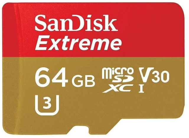 Main image of SanDisk Extreme 64GB microSDXC UHS-I Card with Adapter - SDSQXVF-064G-GN6MA