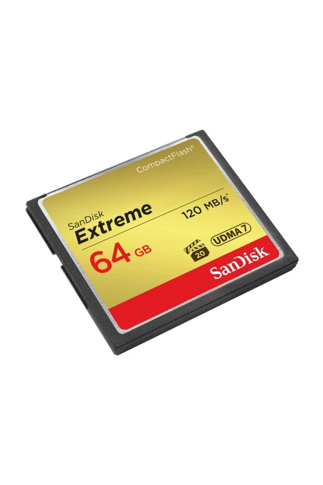 Alt view image 4 of 5 - SANDISK 64GB Extreme CompactFlash Memory Card, UDMA 7