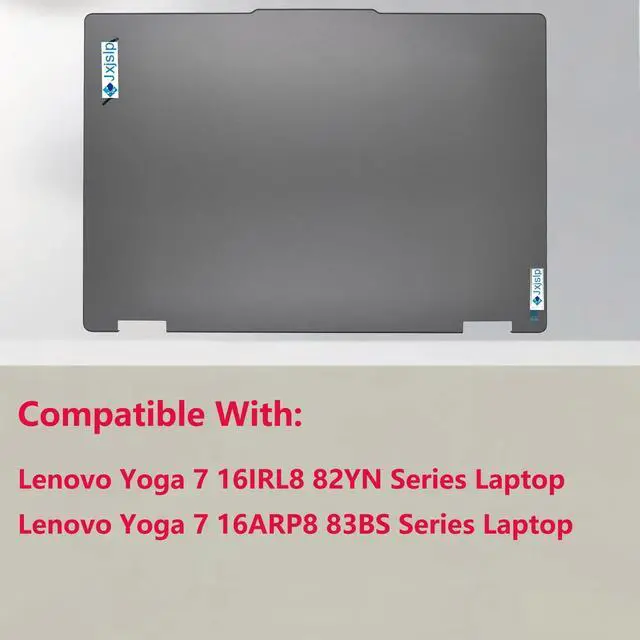 Alt view image 3 of 5 - Jxjslp Replacement LCD Back Cover for Lenovo Yoga 7 16IRL8 82YN Yoga 7 16ARP8 83BS Series Laptop Top Lid HQ207072CY000