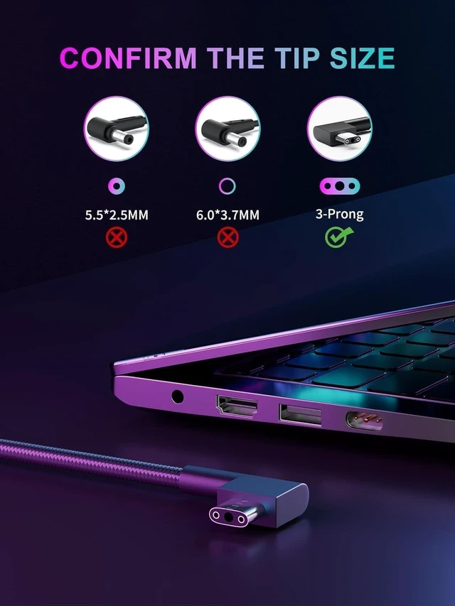 Alt view image 2 of 4 - 330W Gan Power Adapter Compatible with Razer Blade 16 18 Laptop Charger