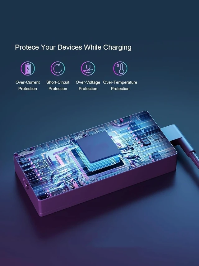 Alt view image 3 of 4 - 330W Gan Power Adapter Compatible with Razer Blade 16 18 Laptop Charger
