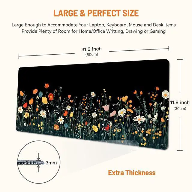 Stanoha Mousepad Desk Mat Gaming Large Keyboard Cute Office Desktop ...