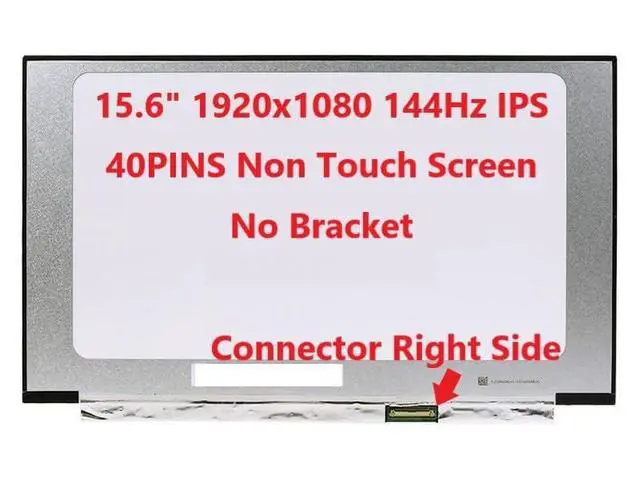Alt view image 3 of 5 - FULLCOM New LCD Replacement Screen FHD 1920x1080 (Non Touch) 15.6 Inch 144Hz IPS 40 Pin Matte forAcer Predator PH315-52-78VL for Laptop/Display/Screen/LCD Application