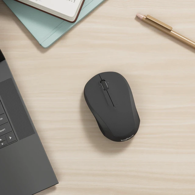 Alt view image 2 of 3 - Logitech M325 Wireless Mouse Dark Silver