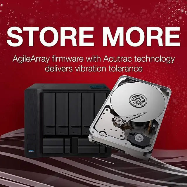 Alt view image 5 of 5 - Seagate IronWolf 16TB NAS Internal Hard Drive HDD CMR 3.5 Inch SATA 6GB/S 7200 RPM 256MB Cache for Raid Network Attached Storage, with Rescue Service (ST16000VN001)