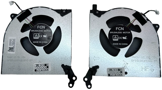Main image of New Laptop CPU+GPU Cooling Fans for Lenovo Legion 5-15ARH05, 5-15IMH05, 5-15IMH05H PN: 5F10S13914, DFS5K323161A1C FM9J, DFS5K323161A1C FM9J, BAPA0909R5HY004, DC28000FAVO, DC28000FBV1, BAPA0909R5H