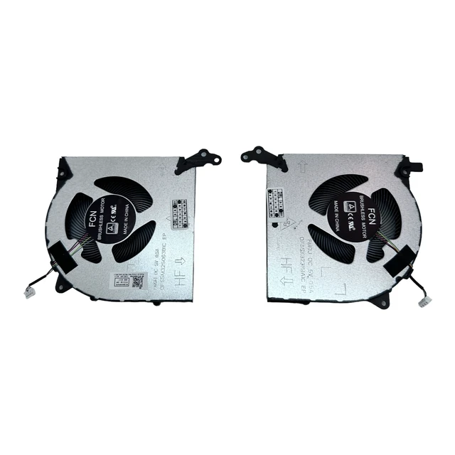 Alt view image 2 of 5 - New Laptop CPU+GPU Cooling Fans for Lenovo Legion 5-15ARH05, 5-15IMH05, 5-15IMH05H PN: 5F10S13914, DFS5K323161A1C FM9J, DFS5K323161A1C FM9J, BAPA0909R5HY004, DC28000FAVO, DC28000FBV1, BAPA0909R5H