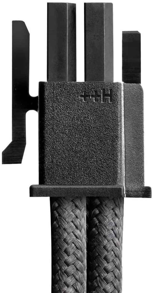 Alt view image 3 of 5 - CableMod Pro ModFlex 12V-2x6 PCIe Cable for Corsair Type 5 (Black, 4 x 8p)