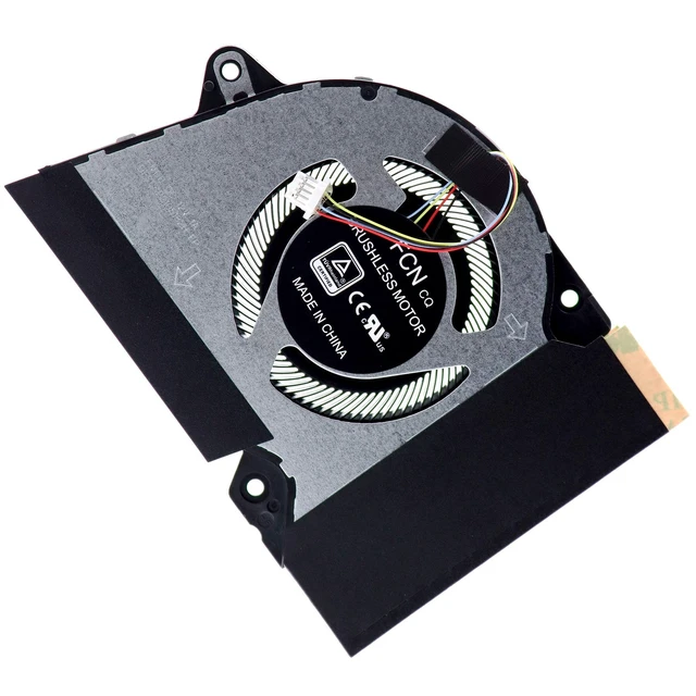 Alt view image 5 of 5 - Deal4GO 12V CPU & GPU Graphics Cooling Fan Replacement for ASUS ROG Zephyrus G14 GA401 GA401II GA401IV-BR9N6 GA401IH GA401IU