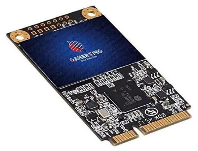 GAMERKING mSATA SSD 64GB 3D NAND SATA III 6 Gb/s, mSATA (30x50.9mm) Internal Solid State Drive - Compatible with Desktop PC Laptop - (MSATA 64GB)