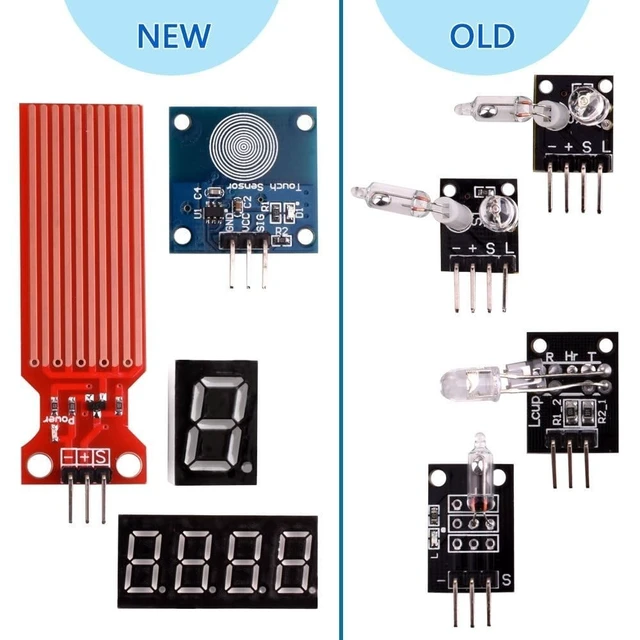 Alt view image 3 of 5 - kuman Compatible For Arduino Raspberry pi Sensor kit, 37 in 1 Robot Projects Starter Kits with Tutorials Compatible for Arduino RPi 3 2 Model B B+ K5