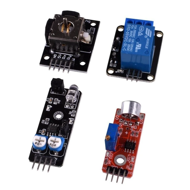 Alt view image 4 of 5 - kuman Compatible For Arduino Raspberry pi Sensor kit, 37 in 1 Robot Projects Starter Kits with Tutorials Compatible for Arduino RPi 3 2 Model B B+ K5