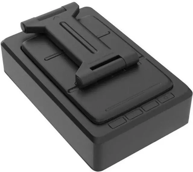 Alt view image 4 of 7 - Cell Phone Stand with Wireless Bluetooth Speaker and Anti-Slip Base HD Surround Sound Perfect for Home and Outdoors with Bluetooth Speaker for Desk Compatible with iPhone/ipad/Samsung Galaxy