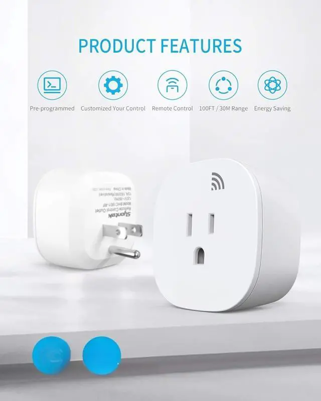 Alt view image 2 of 7 - Remote Control Outlet Wireless Light Switch for Household Appliances, Expandable Remote Light Switch Kit, Up to 100 ft Range, FCC Certified, ETL Listed, White (5 Outlets + 2 Remotes)